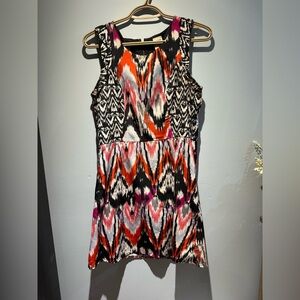 Vero Moda Vibrant Patterned Mini Dress